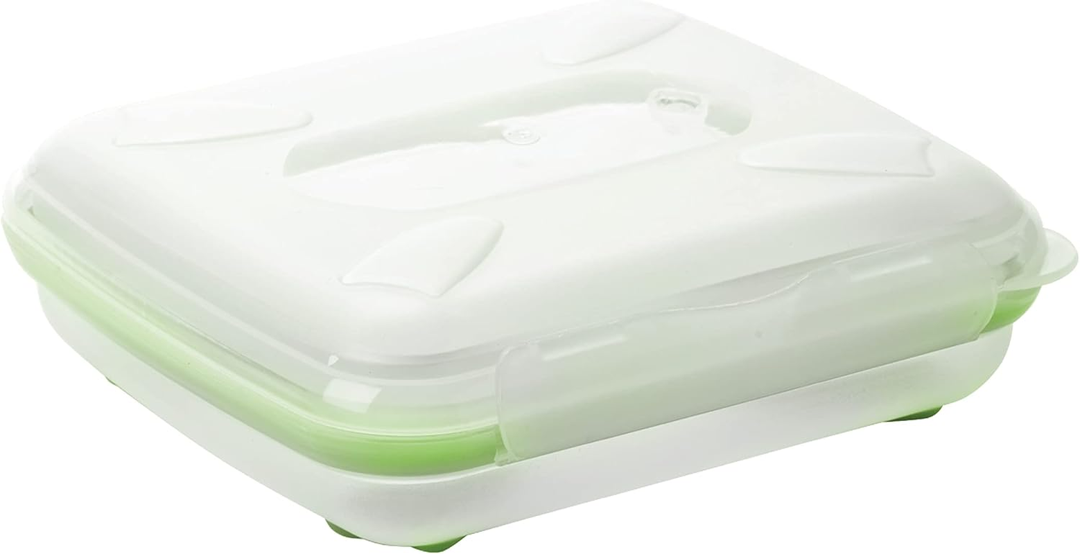Smash Leakproof Sandwich Lunch Box Green | Bpa-Free, Reusable & Eco-Friendly | Airtight Food Storage Container for School, Work & Travel | Dishwasher Safe & Durable Lunch Solution