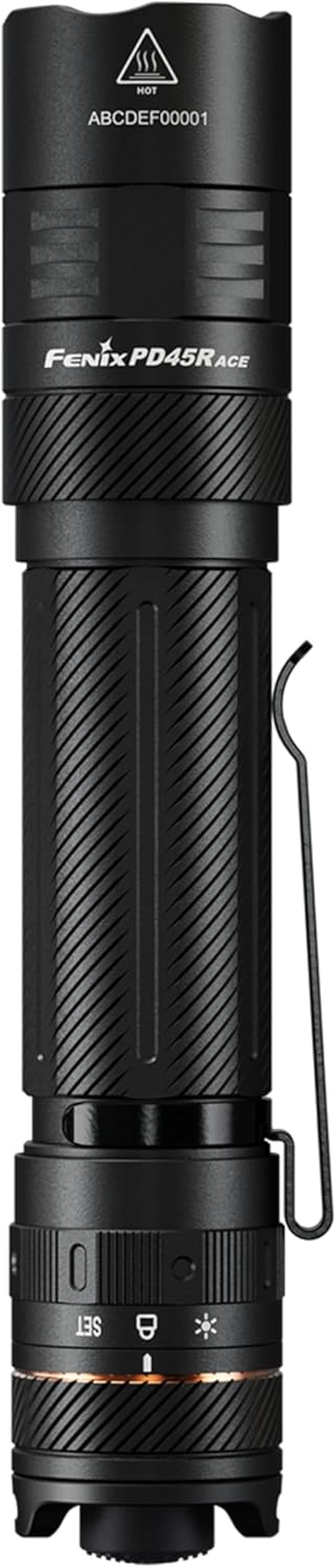 FENIX PD45R ACE Rechargeable Flashlight - Aluminum LED Light - 3200 Lumens & Six Bright Levels - USB Type-C Charging & 57 Hrs Working - Security Torch for Camping, Hiking & Outdoor Adventures image number 4