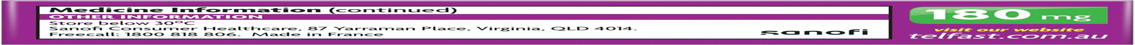 Telfast Hayfever Allergy Relief 180Mg Antihistamine - Non-Drowsy - for Sneezing, Runny Nose, Itchy Eyes and Throat and Hives- 10 Tablets image number 3