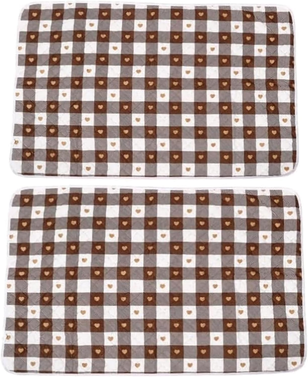 2 PCS Waterproof Bed Pad, Incontinence Pads for Adults, Elderly, Kids and Pets, Reusable Washable Underpad Protector for Bed, Sofa, Car Seat and Hospital Use, 70 X 90 Cm image number 1