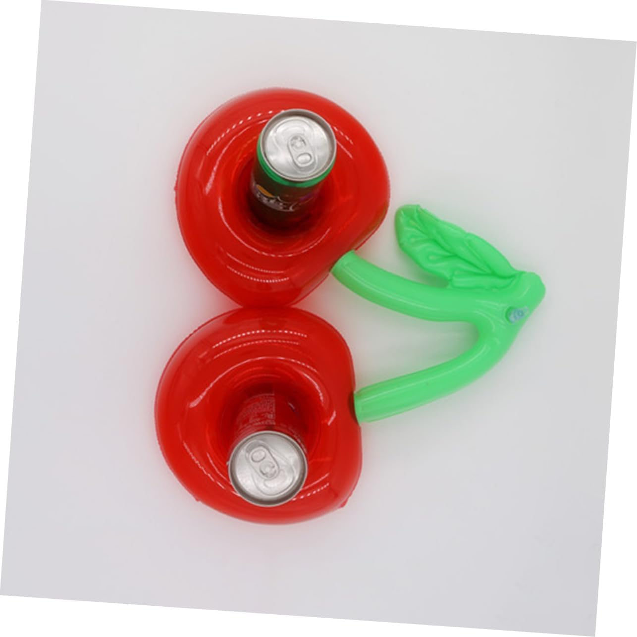 KICHOUSE Inflatable Cherry Drink Holder 2Pcs Floating Cup Holders for Pool Party Reusable Beach Pool Party Favor image number 1
