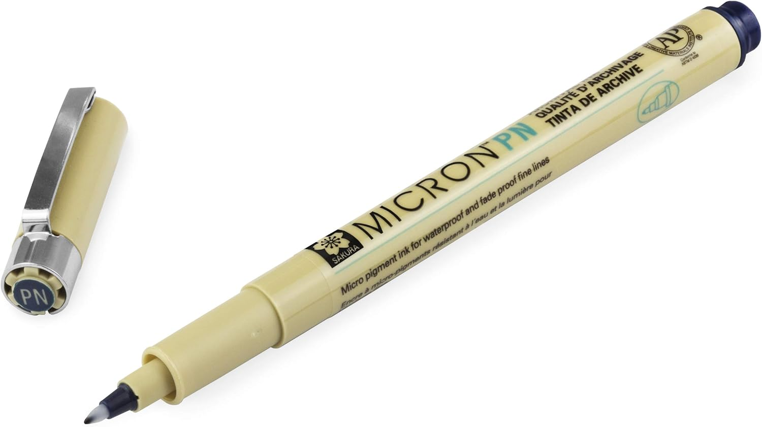 Sakura Pigma Micron PN Fineliner Pens - 0.4/0.5Mm - 1 of Each Colour - Pack of 8