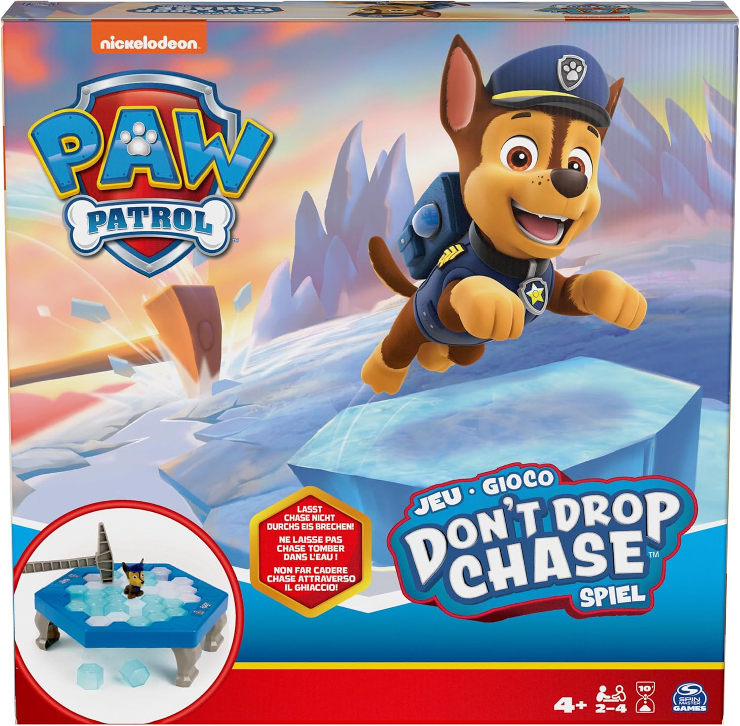 Spin Master Games Paw Patrol Don'T Drop Chase, Action-Packed Adventure Game for 2-4 Fur Friends from 4 Years