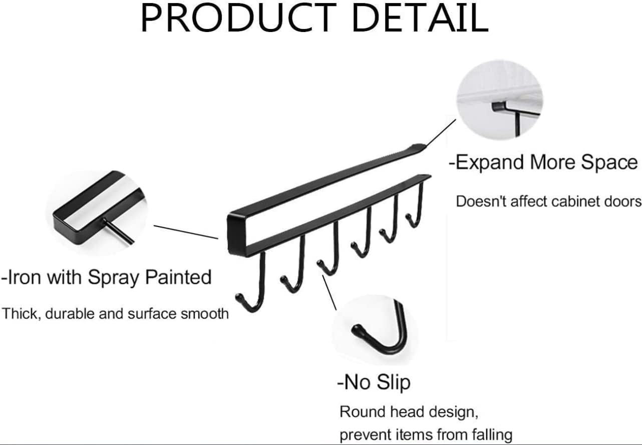 Coffe Cup Organiser, Hook, Set of 2Pcs in 1 Box image number 2