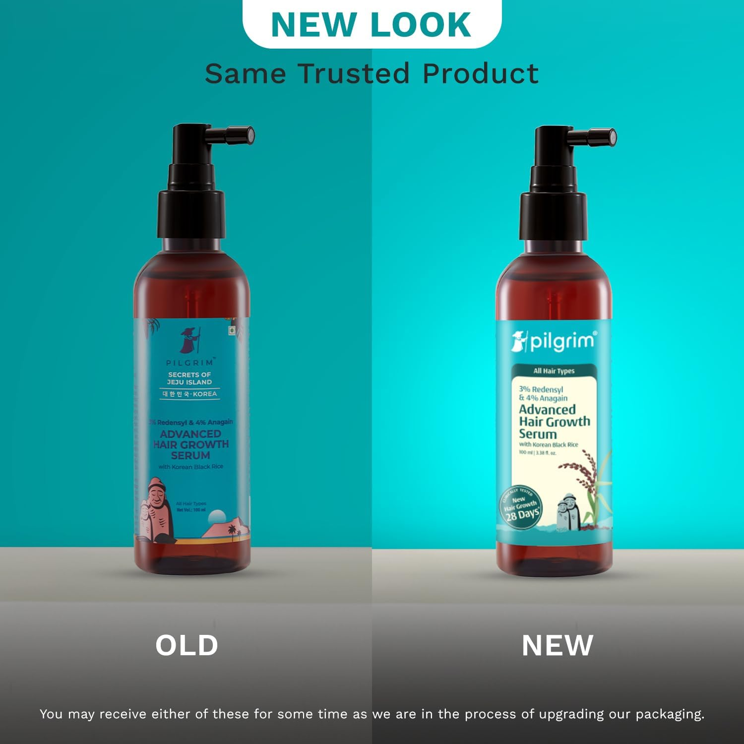 Pilgrim Redensyl 3% + Anagain 4% Advanced Hair Growth Serum (100Ml) with Korean Black Rice, Controls Hair Fall, Stimulates Hair Growth, Increase Hair Density | Hairgrowth Serum for Men & Women image number 6