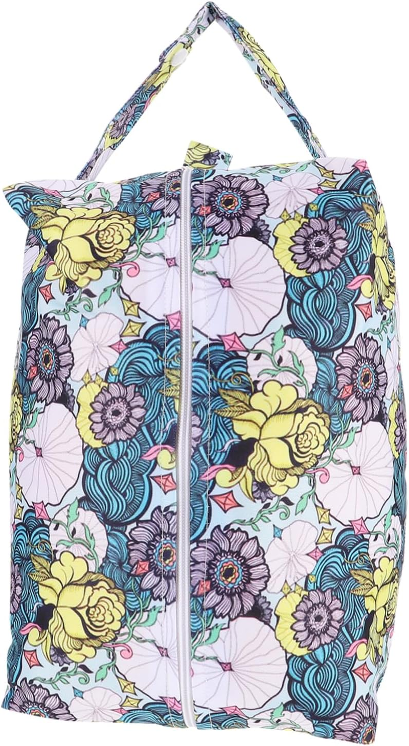 Ibasenice Boy Girl Items Holding Bag Diapers Storage Bag Multi-Functional Nappy Organizer image number 2