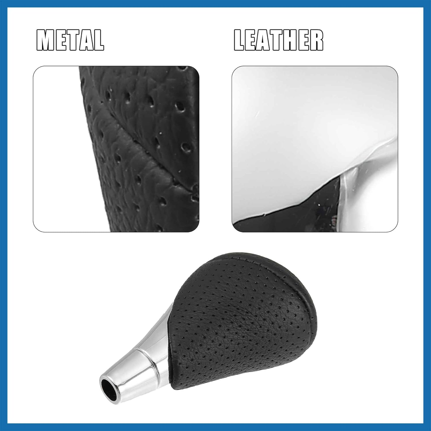 Car Automatic Gear Stick Shift Knob Transmission Silver Tone for Lexus Rx450H 2010-2015 for Lexus IS F 2008-2014 image number 3