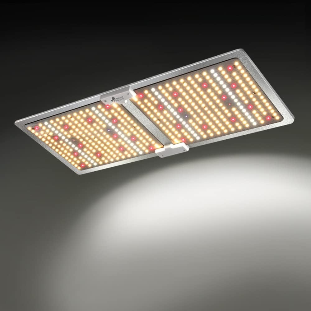 Green Fingers Led Grow Light 2200W Full Spectrum Indoor Plant Lights Vegetable Seeds Flower Growth UV Lamp Plants for Garden Greenhouse Grows Tent, with Smart App Control All Stage Silver image number 5