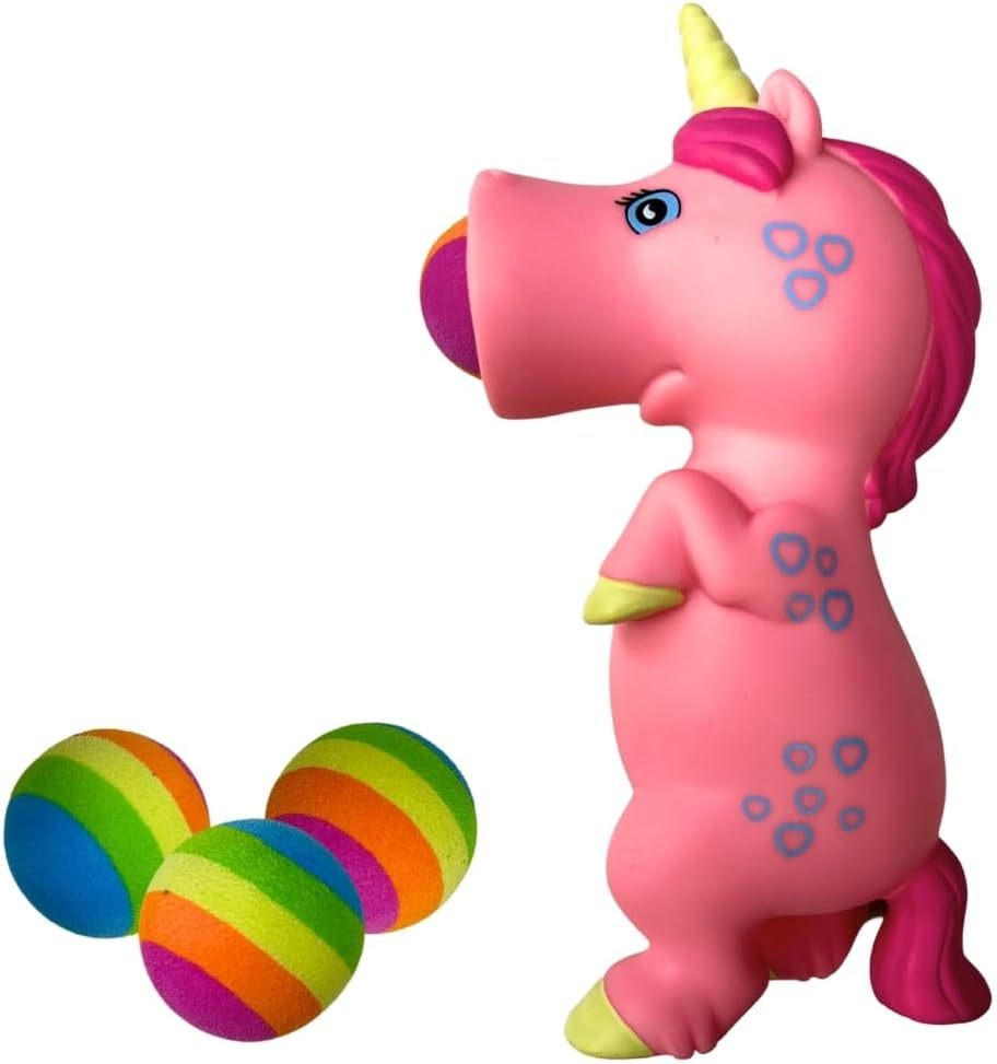 Hog Wild Popper &ndash; Fun and Engaging Foam Ball Shooter for Kids &ndash; Perfect for Building Strength and Coordination! (Unicorn) image number 2