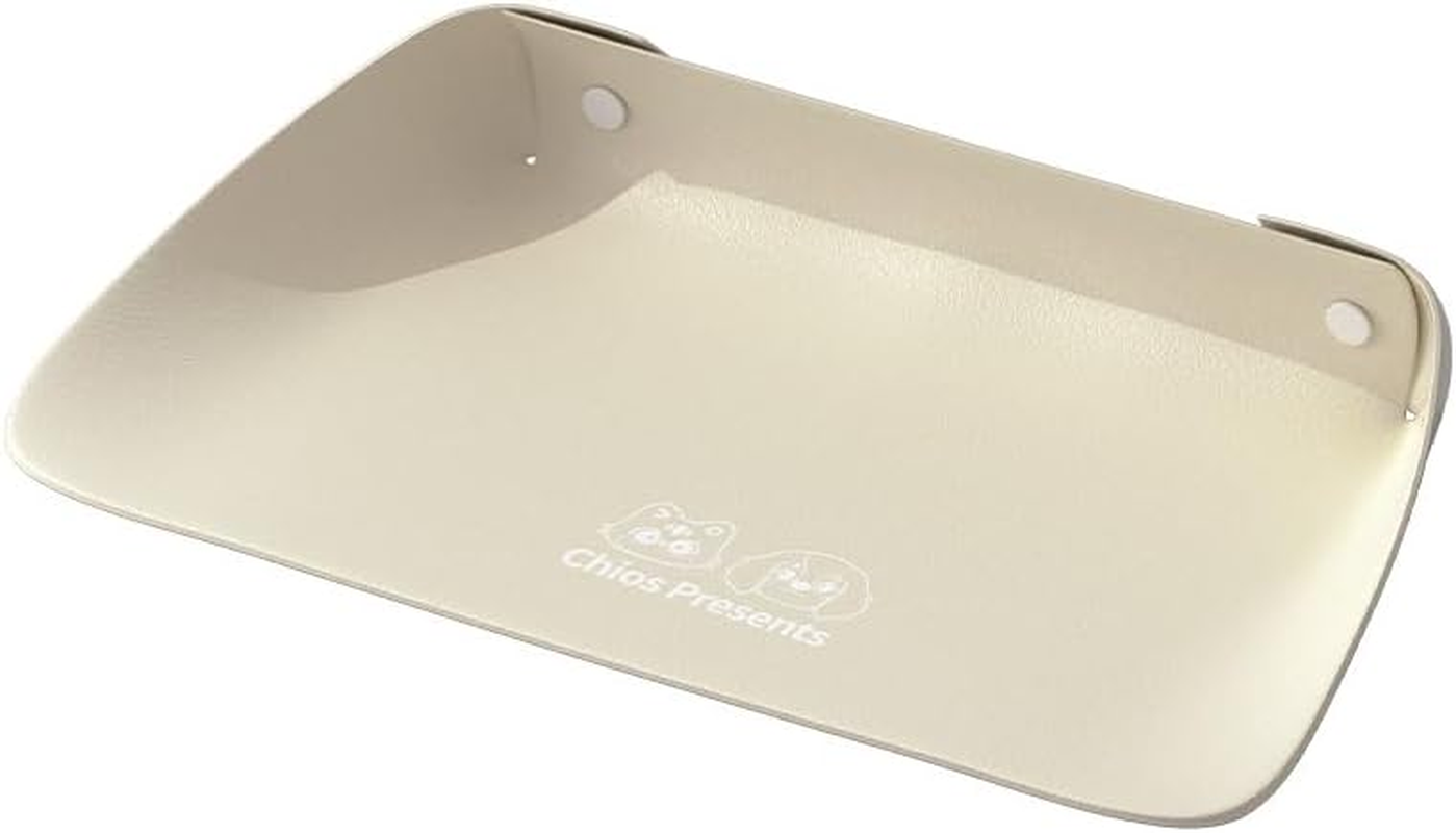 Furbedo Pet Food Mat | Waterproof Silicone Dog Food Mat & Pet Feeding Mat with Foldable Raised Edges, Non-Slip Easy Clean Bowl Tray for Cats & Dogs (45X30Cm)