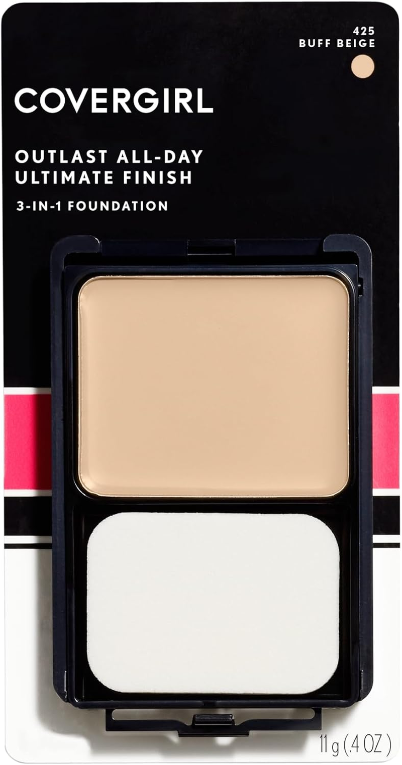 COVERGIRL Outlast All-Day Ultimate Finish Foundation, Buff Beige 425