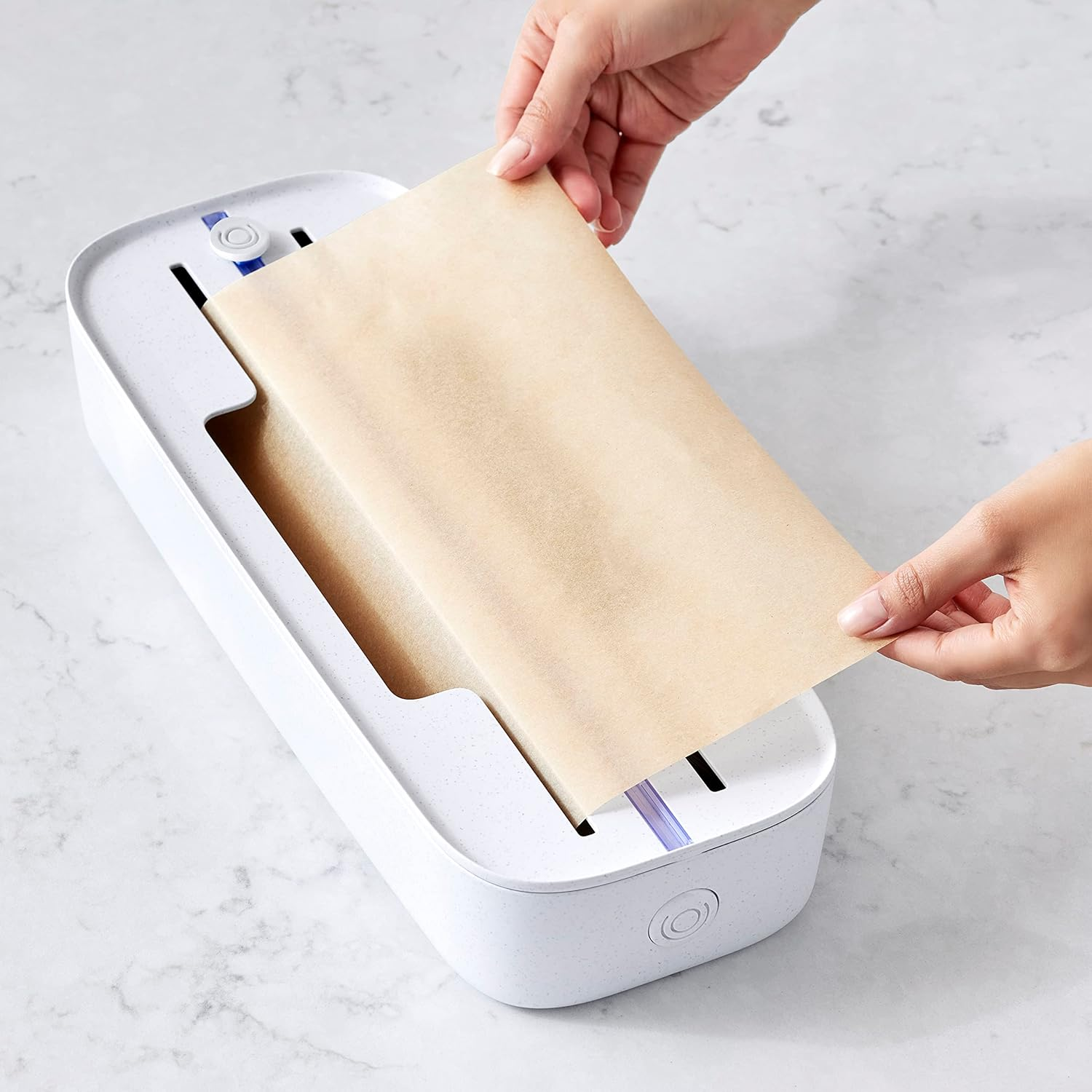 Youcopia Storaroll Drawer Food Wrap Dispenser, Foil, Plastic and Wax Paper Organizer with Cutter and Labels for Kitchen Organization image number 6