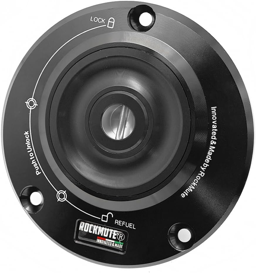 Keylock Fuel Tank Cap for HONDA MSX125/GROM 2017-2020, CBR250RR 2017-2022, CB300R 2019 2020 Motorcycle Gas Cover Replacement (Black) - Red image number 6