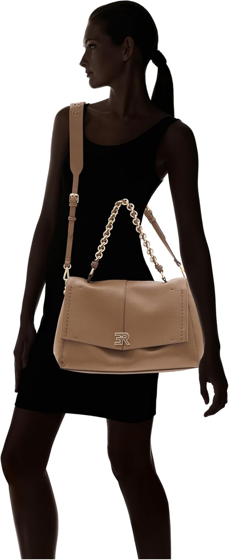 ERMANNO FIRENZE Unisex EBA Aw25 Large Flap, Army Green