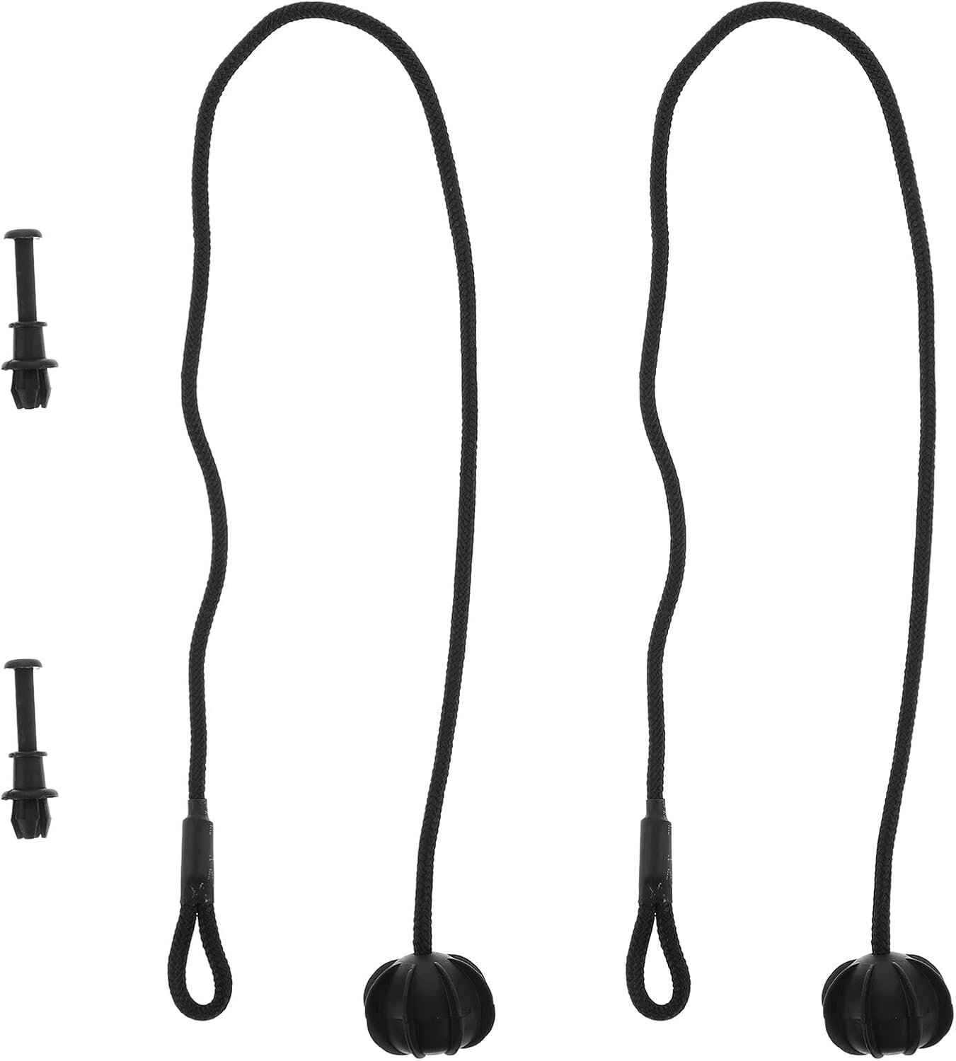 Cabilock 2 Sets Adjustable Flat Bungee Cord Trunk Partition Lanyard with Nylon Straps and Buckles Rear Parcel Shelf Hanging Rope Replacement for Car Boot Organizing and Space Optimization image number 4