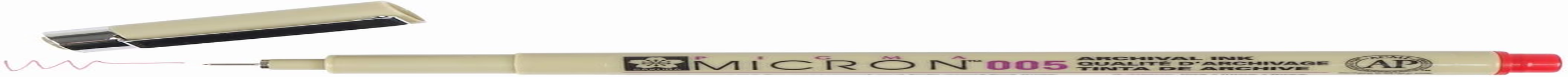 SAKURA PIGMA MICRON, PACK of 4 ESSENTIAL COLORS, BLACK+RED+BLUE+GREEN, (005) image number 2