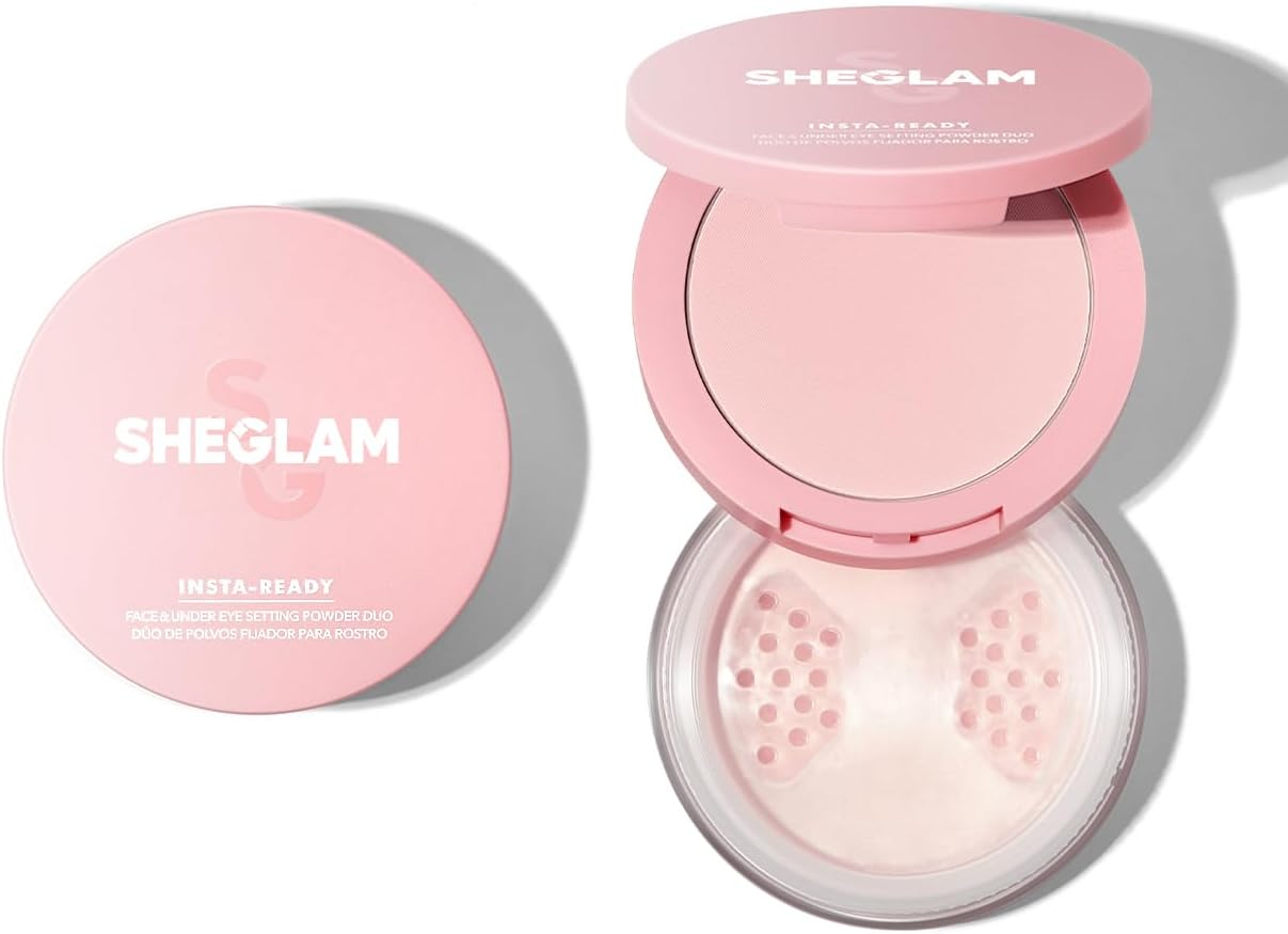 SHEGLAM Insta-Ready Face Powder Loose under Eye Setting Powder-Bubblegum