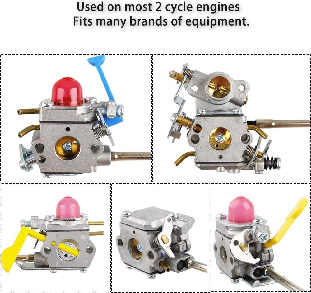 12 PCS Carburetor Adjustment Tool Carb Adjusting Kit with ZT-1 500-13 Metering Lever Tool for 2-Cycle Small Engine Poulan Husqvarna STIHL Echo Trimmer Weedeater Chainsaw