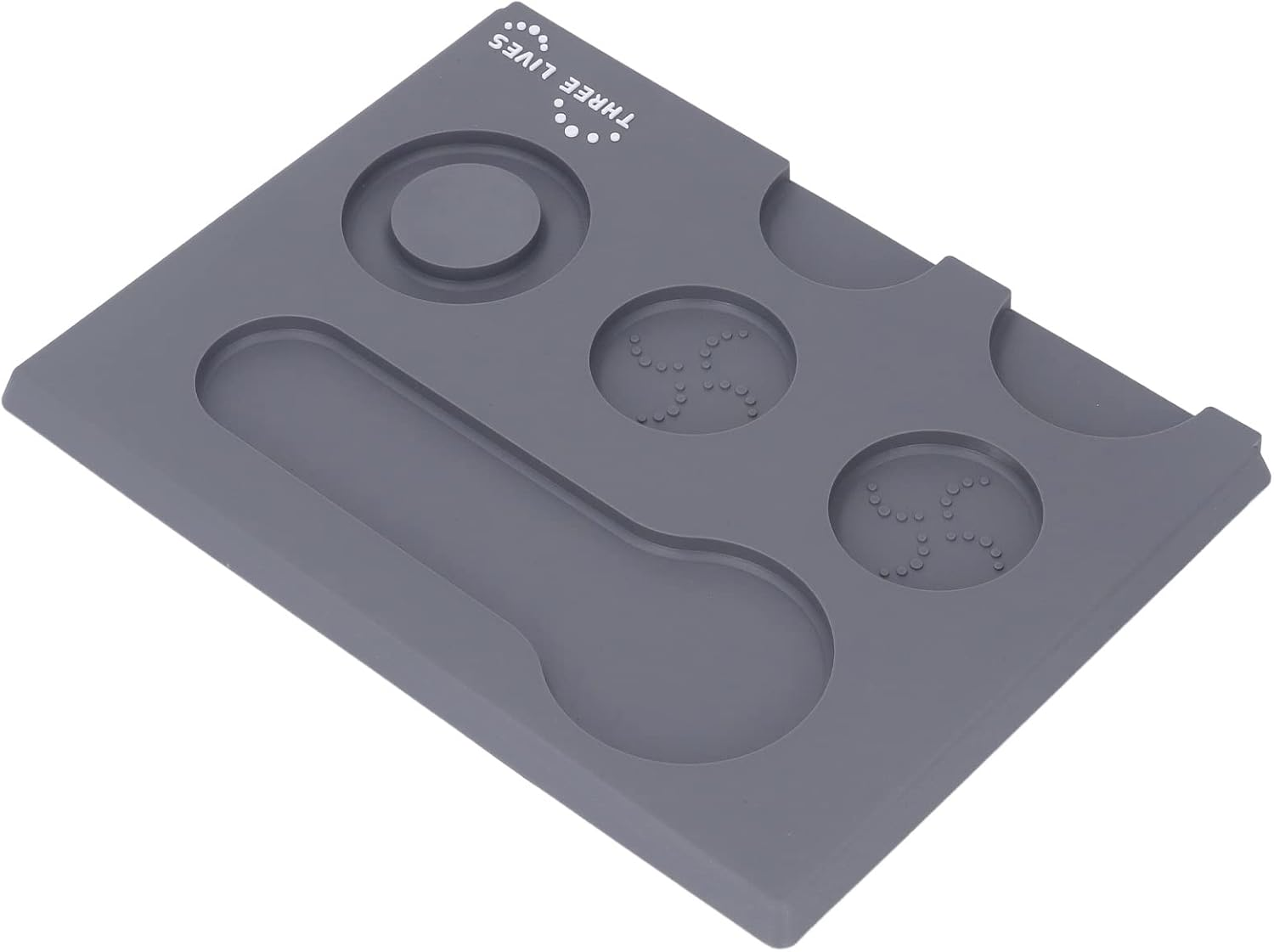 LOCADENCE Espresso Tamping Mat, 8.7 X 11.8In Multifunctional Non Slip PVC Coffee Tamper Mat, Portable Tamping Pad for Milk Tea Shops, Homes, Offices image number 4