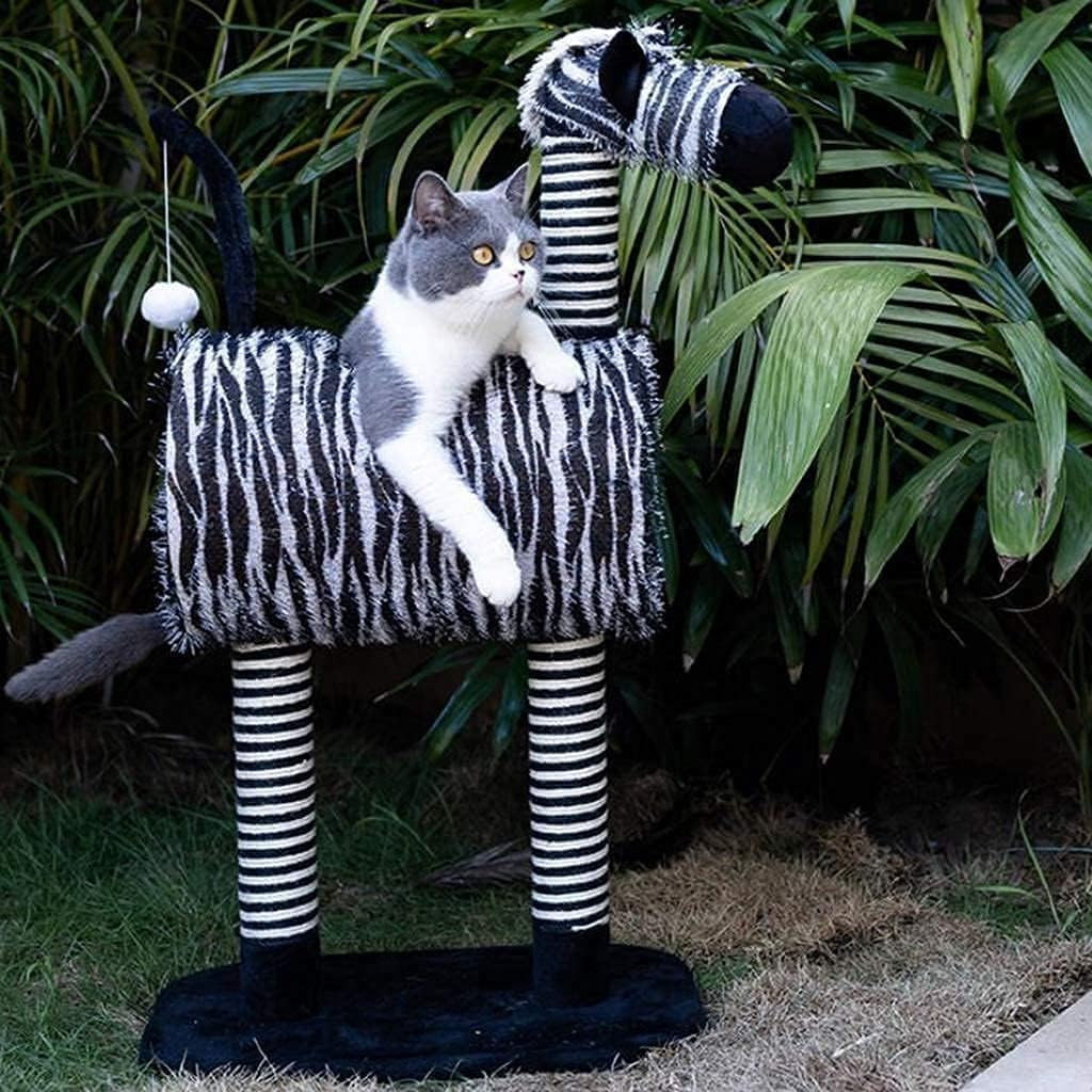 Wear-Resistant Cat Tower Scratching Post Cat Tree Four Seasons Universal Cat Condo Climbing Frame image number 1