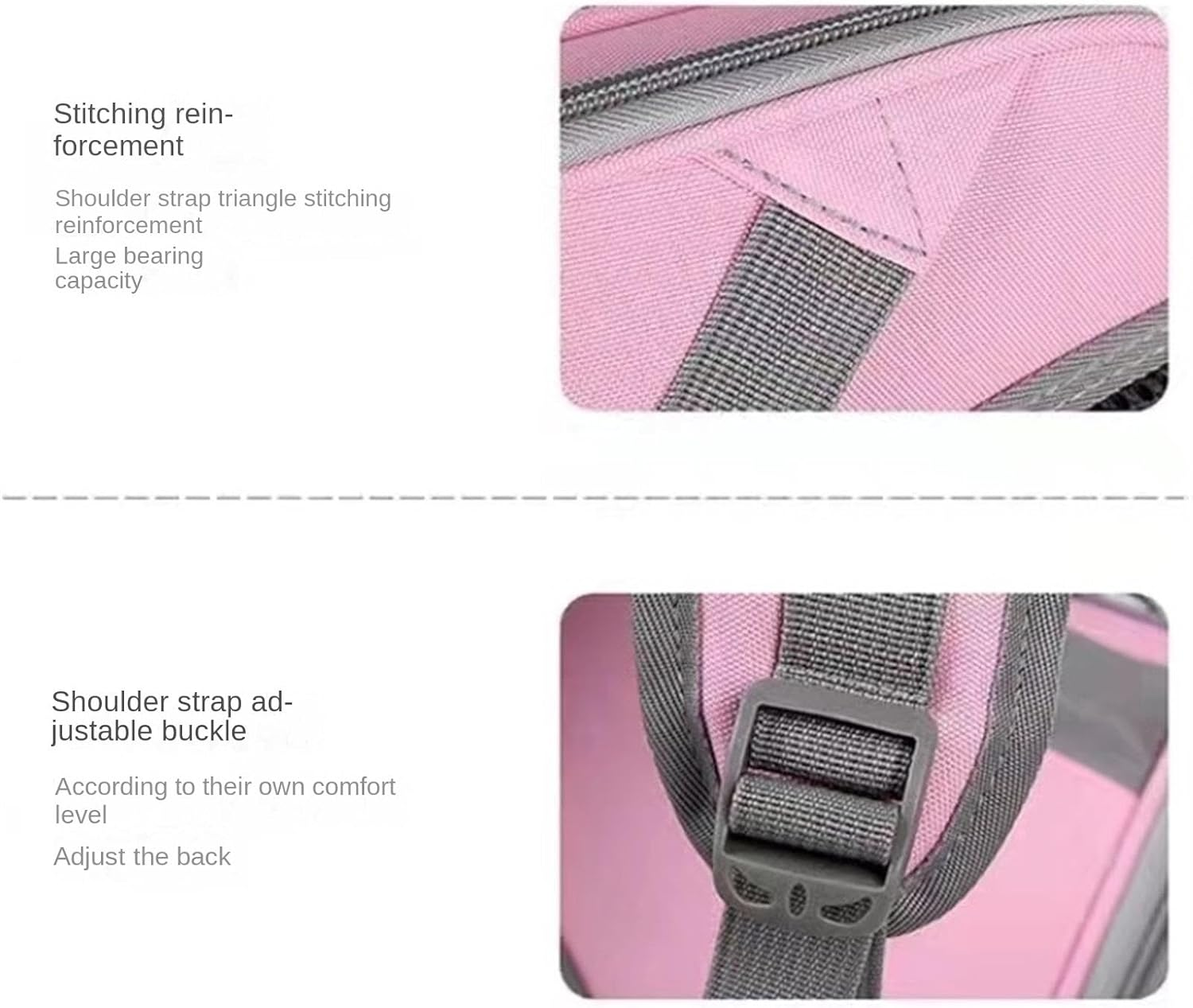 Cat Bag Dog Carrier Pet Carrier Dog Bag Pet Backpack Dog Backpack Cat Carrying Bag Portable Outdoor Travel Pet Carrier Cat Carrier Pet Bag Carrier(Color:Yellow) - Yellow image number 2