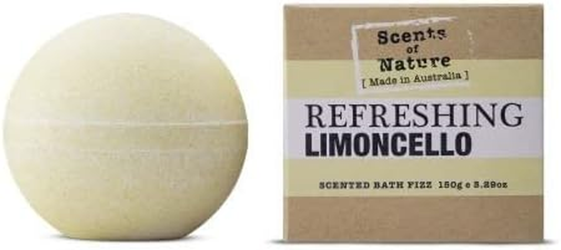Tilley Scents of Nature Refreshing Limoncello Bath Bomb, 150 G