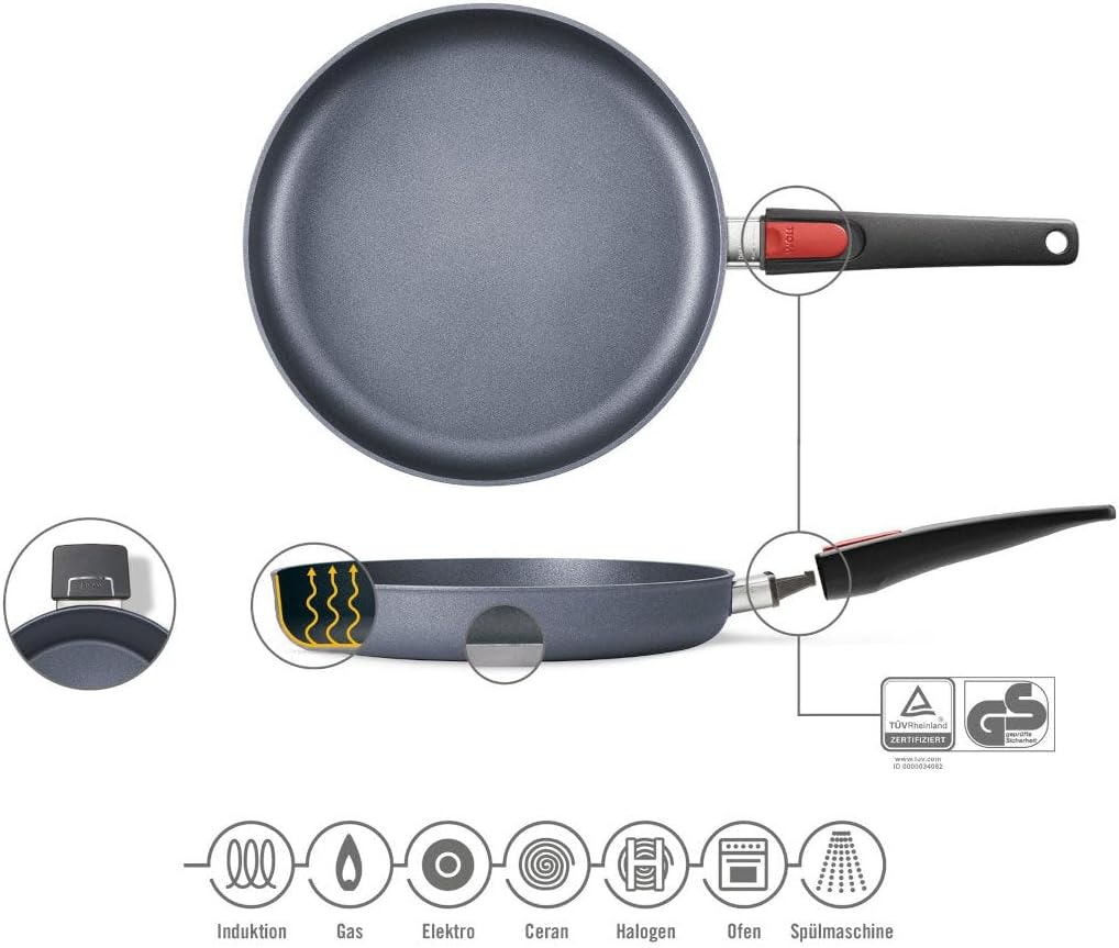 Woll Diamond Lite Detach Handle Induct Saute Pan 32Cm with Lid Gift Boxed image number 1