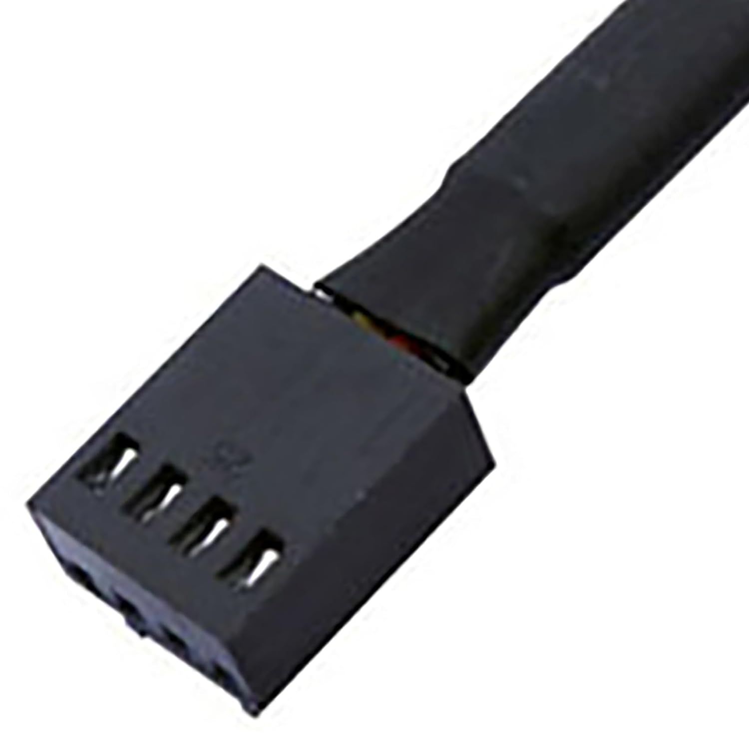 Tunghey 2Pack 1 to 4 Way PC Fan Splitter Cable, 4Pin PWM Fan Splitter, Sleeved Braided Adapter Computer PC Fan Extension Cable Converter for Computer, 4 Pin Fan Splitter 27CM (1To4) image number 1