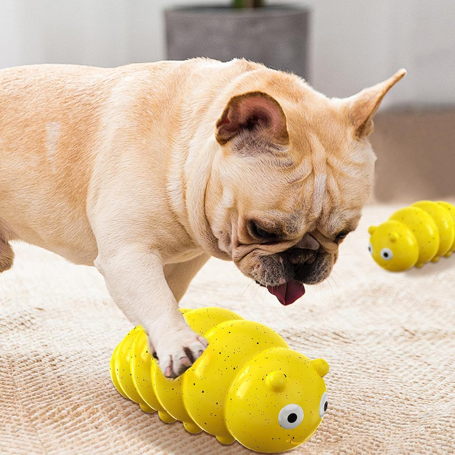 Byffoer Indestructible Dog Toy for Aggressive Chewers, Squeaky Dog Toy for Puppies, Medium and Large, Interactive Chewing Toy, Tough Durable Dog Toy image number 5