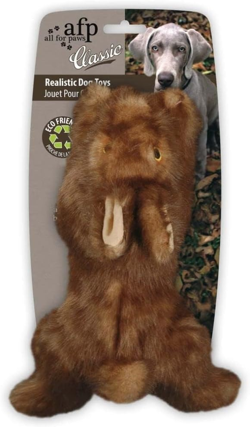 All for Paws Rabbit Dog Toy with Squeaker, 12-Inch/ 30 Cm