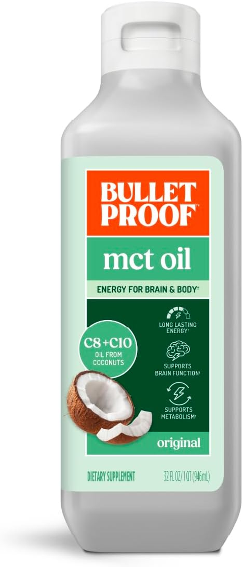 Bulletproof MCT Oil 946Ml (32 Ounces) image number 5