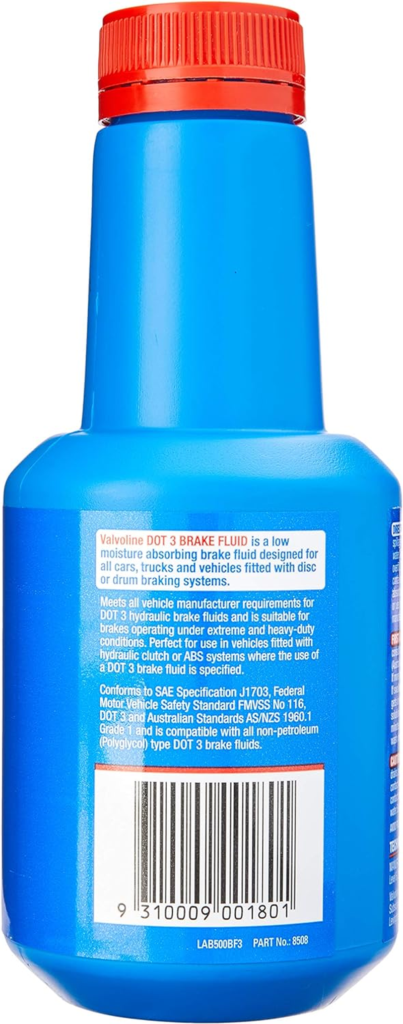 Valvoline 8508 Heavy Duty Brake Fluid Dot 3 500Ml image number 1