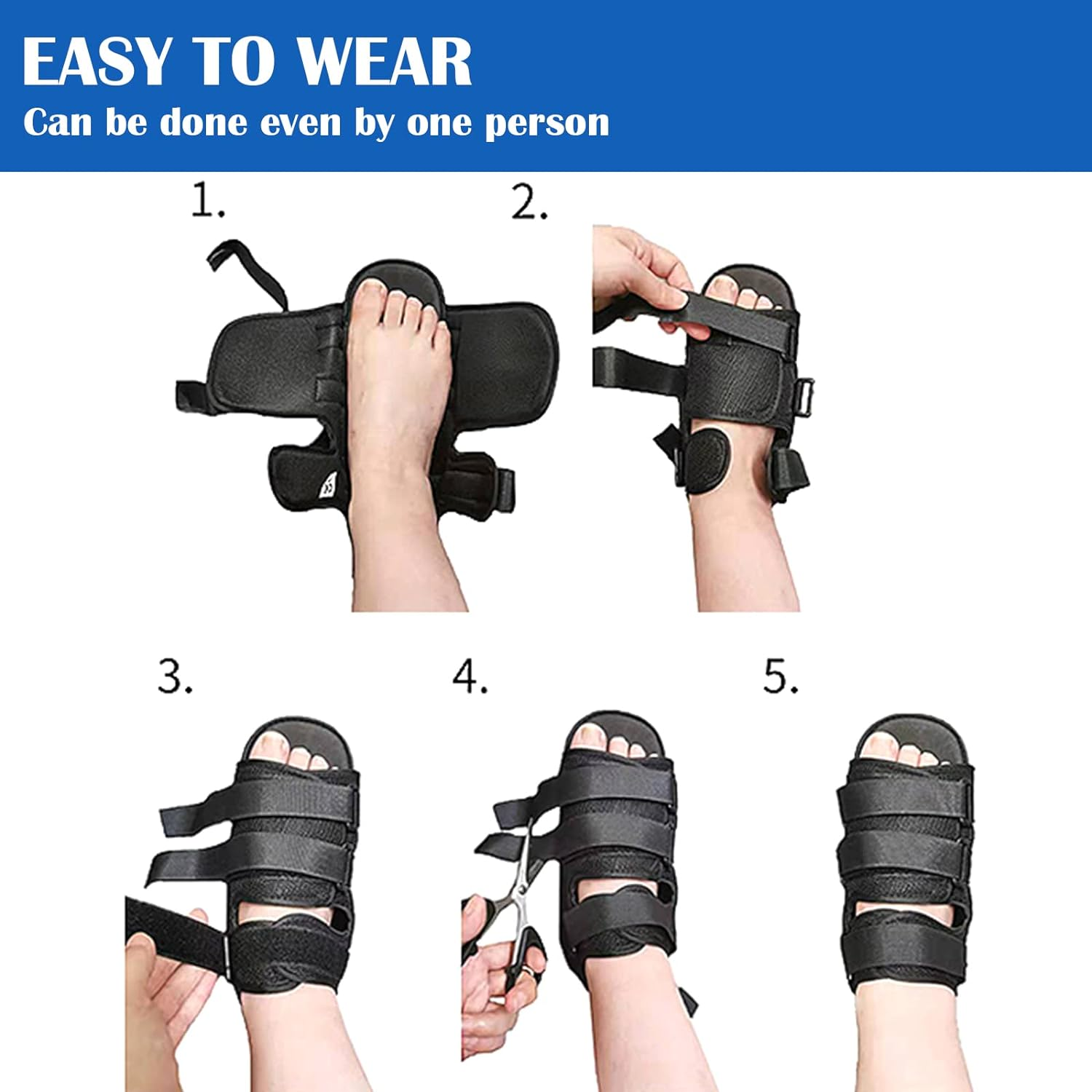 Post Op Shoe for Broken Toe Medical Walking Shoe Cast Foot Brace for Foot Surgery Operation Fracture or Ulcer (S)