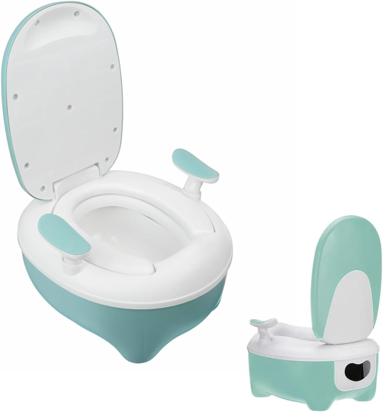 Potty Training Toilet Seat, Foldable Potty, Portable Potty Seat for Toddler in Travel & Indoor, Detachable Potty Chair for 1-12 Years