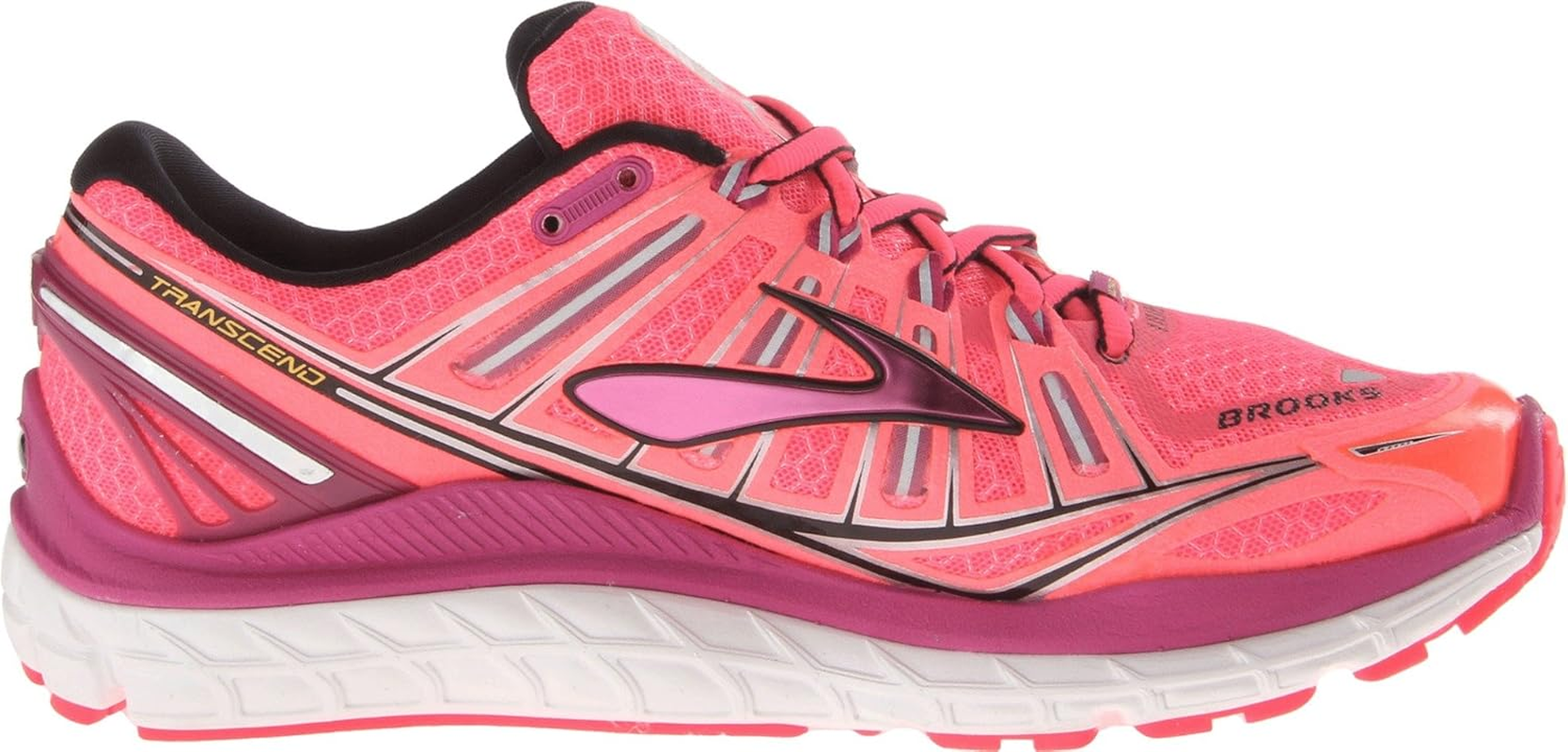 Brooks Transcend Womens Running Shoes (B Standard) (878) image number 1