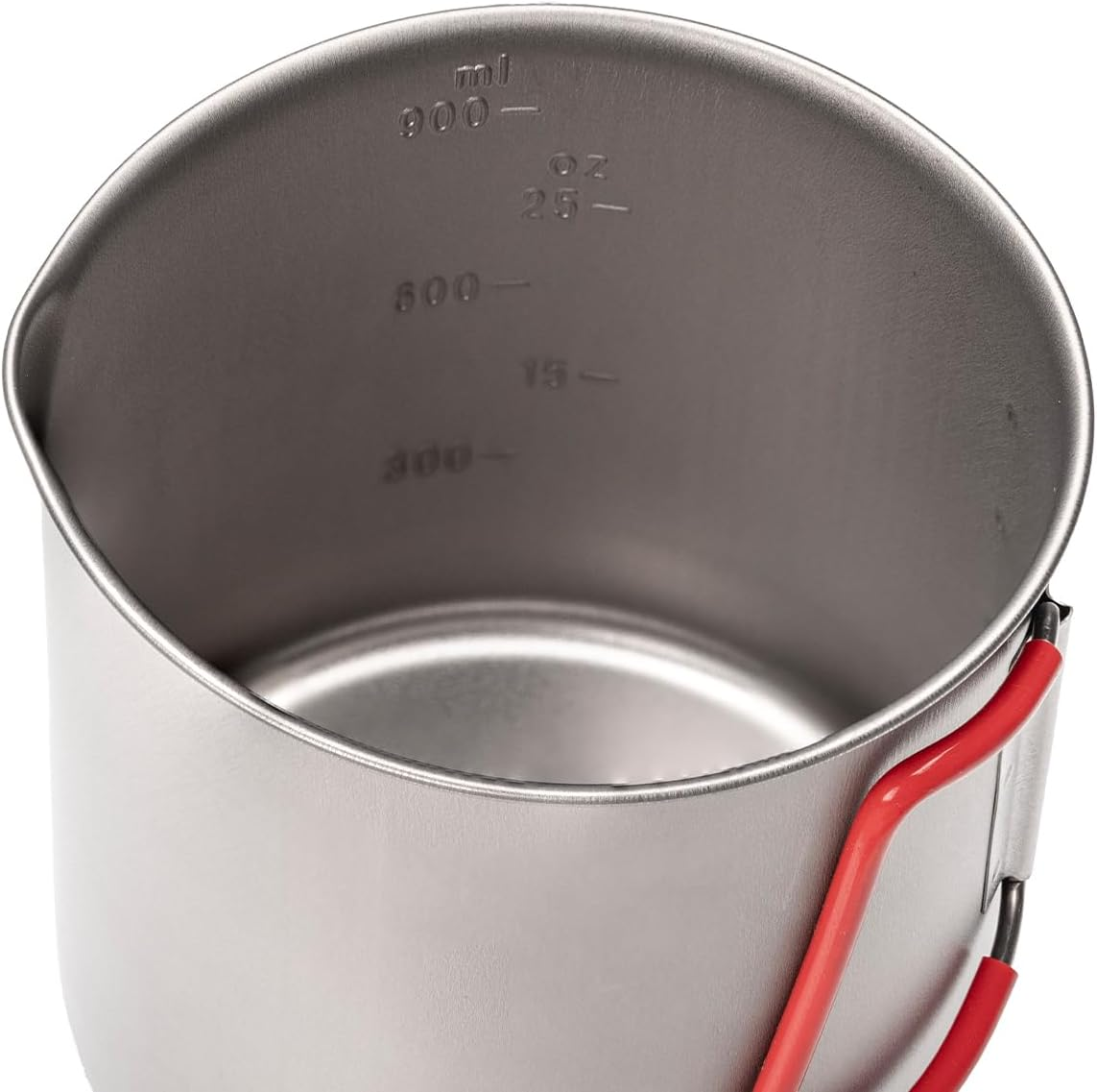 EVERNEW Titanium Lightweight Pasta Camping Pot with Strainer Lid, 1000, Medium image number 2