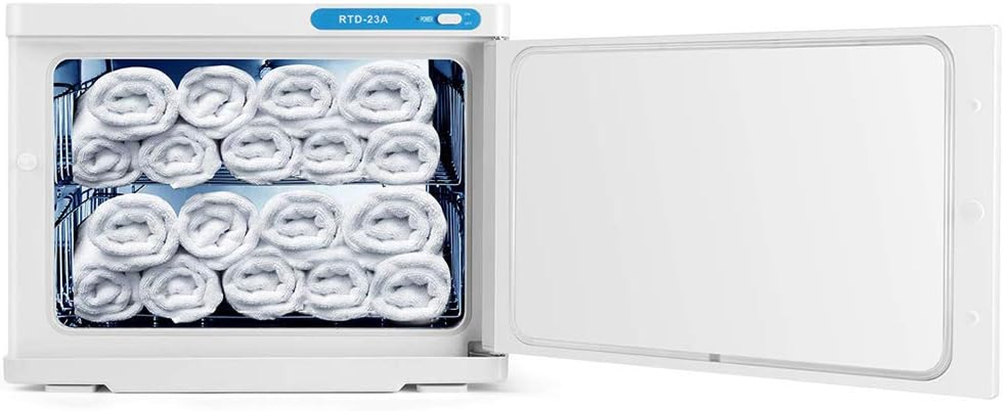 Hot Towel Warmer UV Sterilization Box, 23L Capacity, Two Stainless Steel Racks, for Facials Barber Esthetician, Spa Beauty image number 6