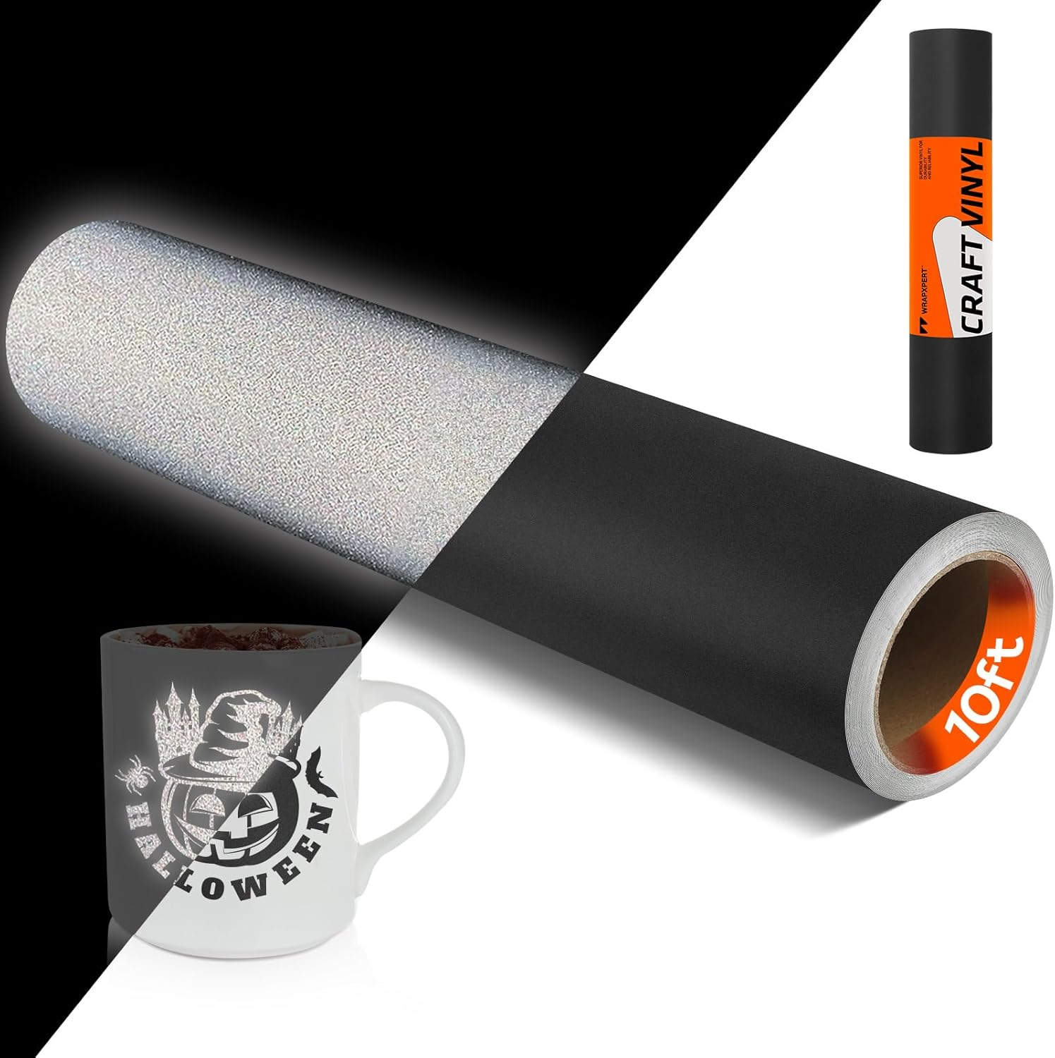 WRAPXPERT Red Reflective Vinyl, 12" X5Ft, Reflective Red, Vinyl, Roll, Perfect for Cars, Trucks, Motorcycles, Bikes, Helmets, Mailbox Numbers, Outdoor Signs