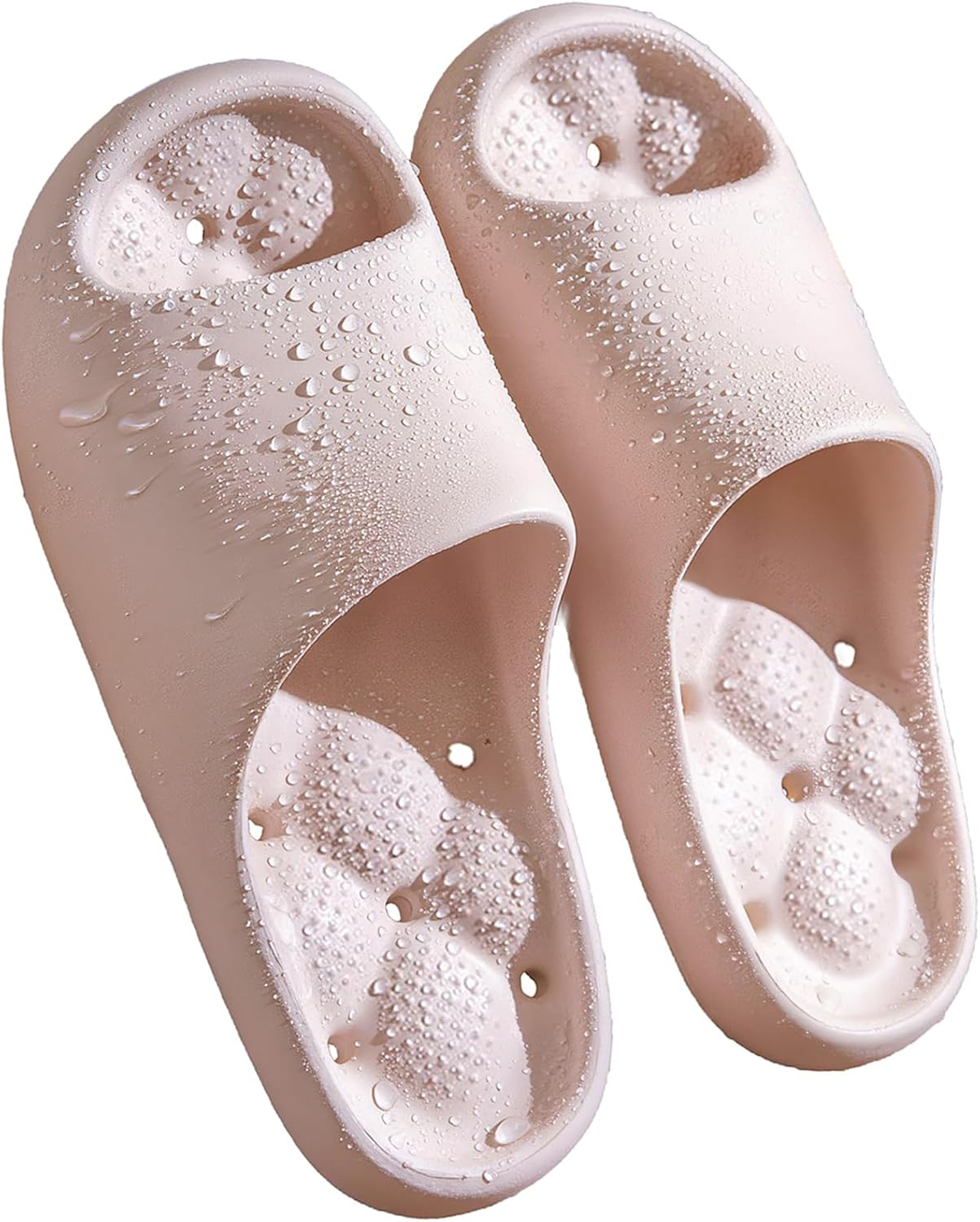Women'S Indoor Bath Slippers Non-Slip Quick Dry - Men'S Hollow Drainage Slippers for Home Pool Outdoor