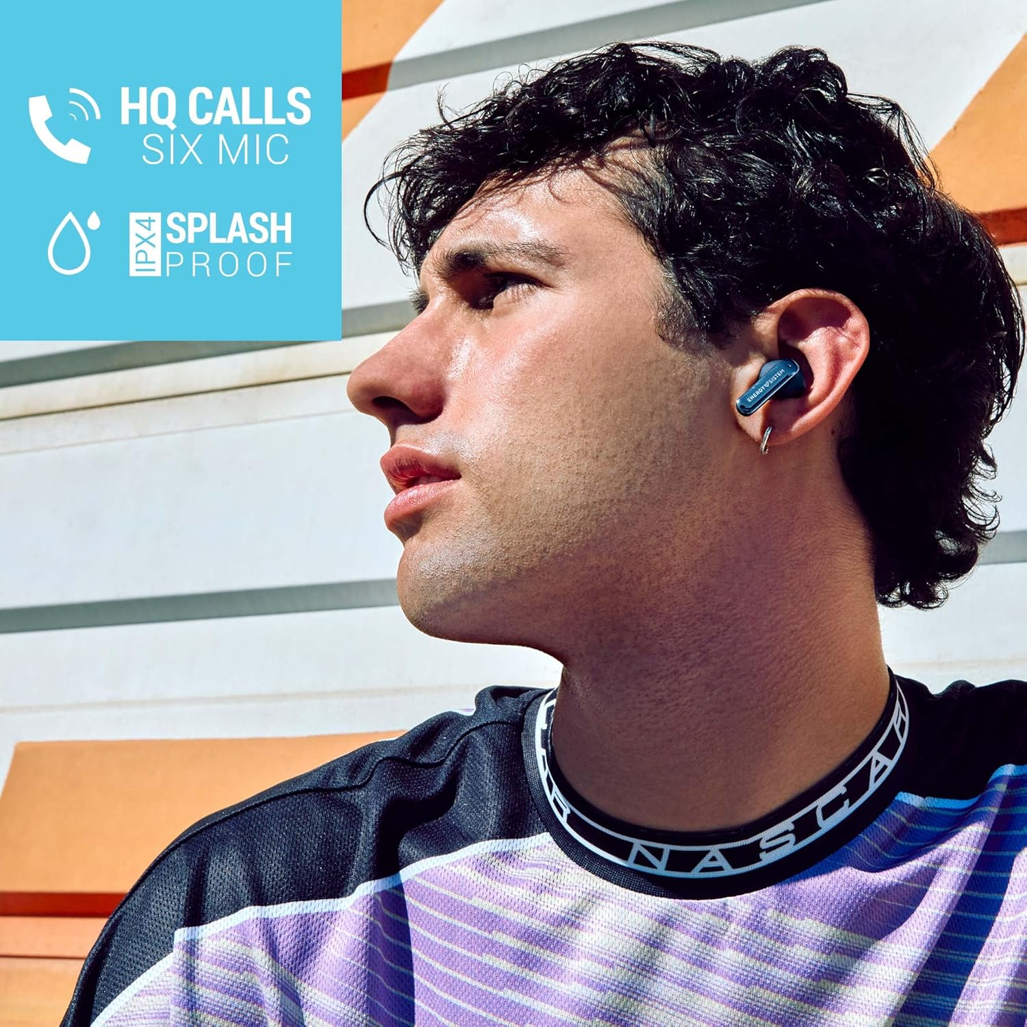 Energy Sistem Serenity ANC Ultra - Bluetooth Headphones with Hybrid Noise Cancelling ANC up to -35 Db, 25 Hours Battery Life, Qi Wireless Charging, IPX4 Waterproof and Recycled image number 1