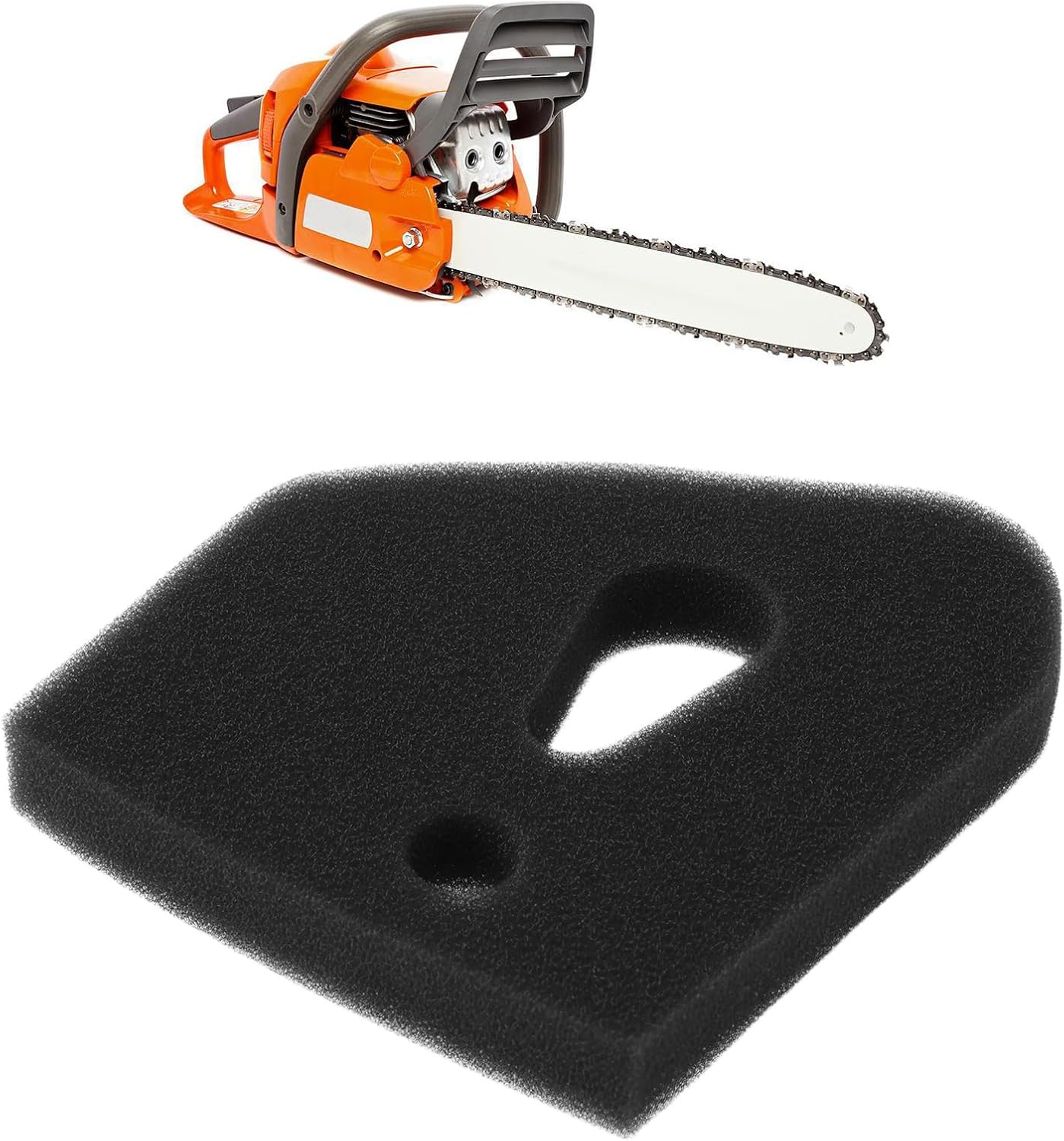 4Pcs Foam Air Filter Compatible with Husqvarna 135R 336FR 336FRD Brushcutter PN 576215301 576 21 53-01 image number 6