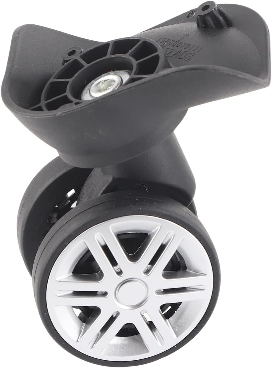 1Pair Outdoor Large Wheel Mute Double Row Suitcase Wheels, Draw Bar Box Code Case Suitcase Casters Luggage Wheels Replacement Kit image number 1