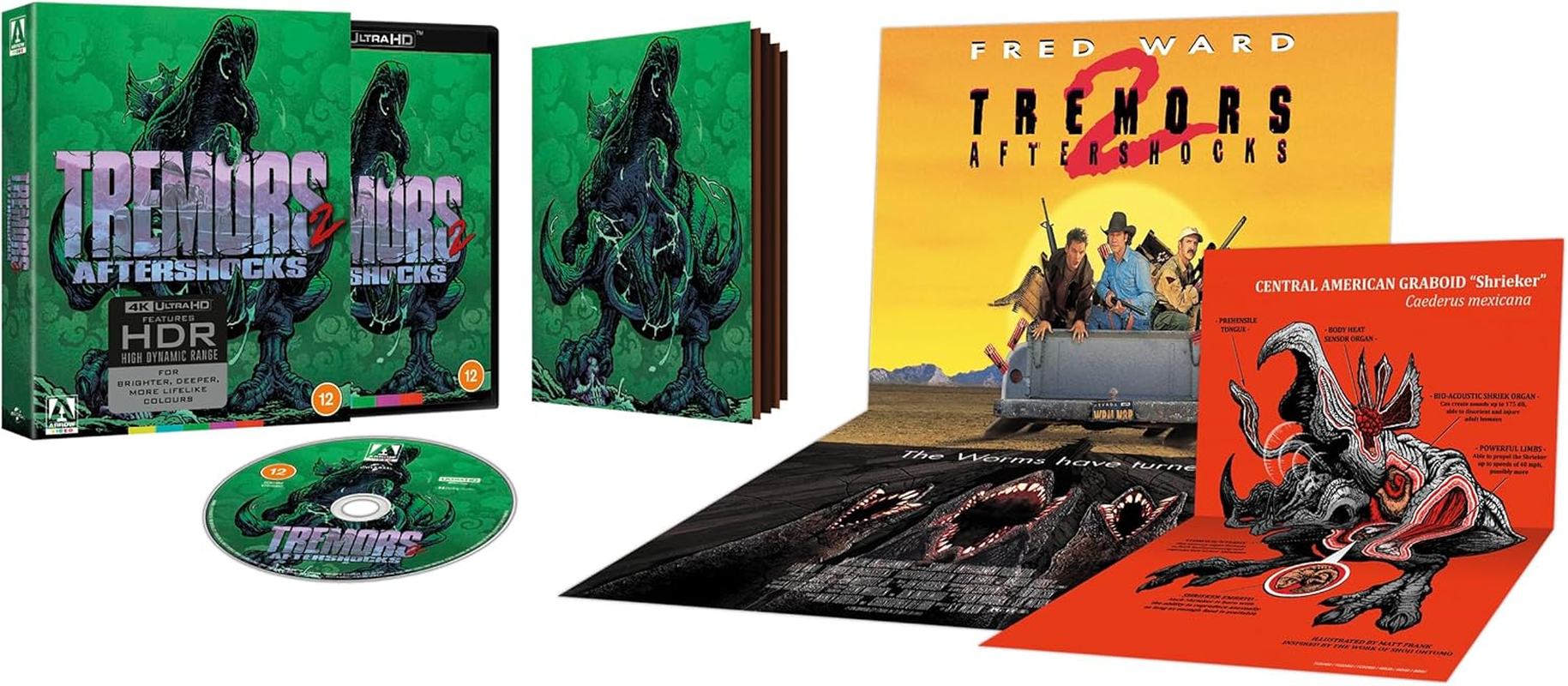 Tremors 2: Aftershocks Limited Edition 4K UHD [Blu-Ray] [Region Free]