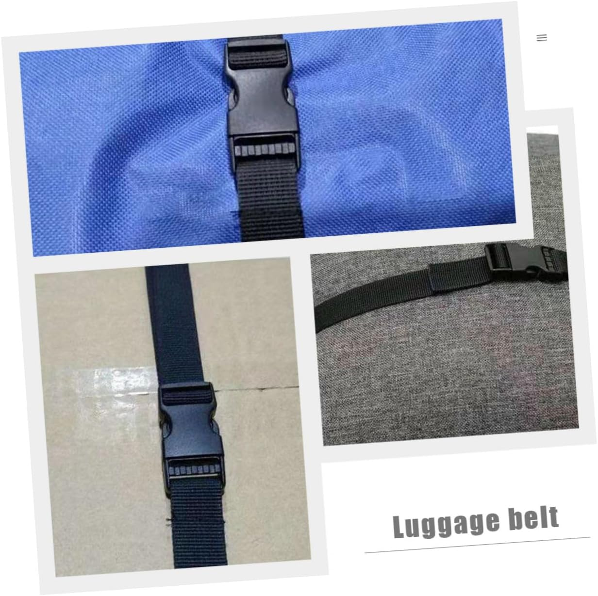 POPETPOP 4Pcs Luggage Straps Outdoor Suitcase Straps Buckle Adjustable Suitcase for Travel Accessories Luggage Supplies image number 2