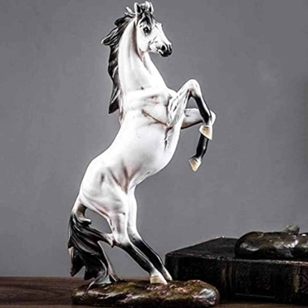 2X Horse Statue for Home Decor Modern Horse Figurine Sculpture Office Decoration Crafts image number 4