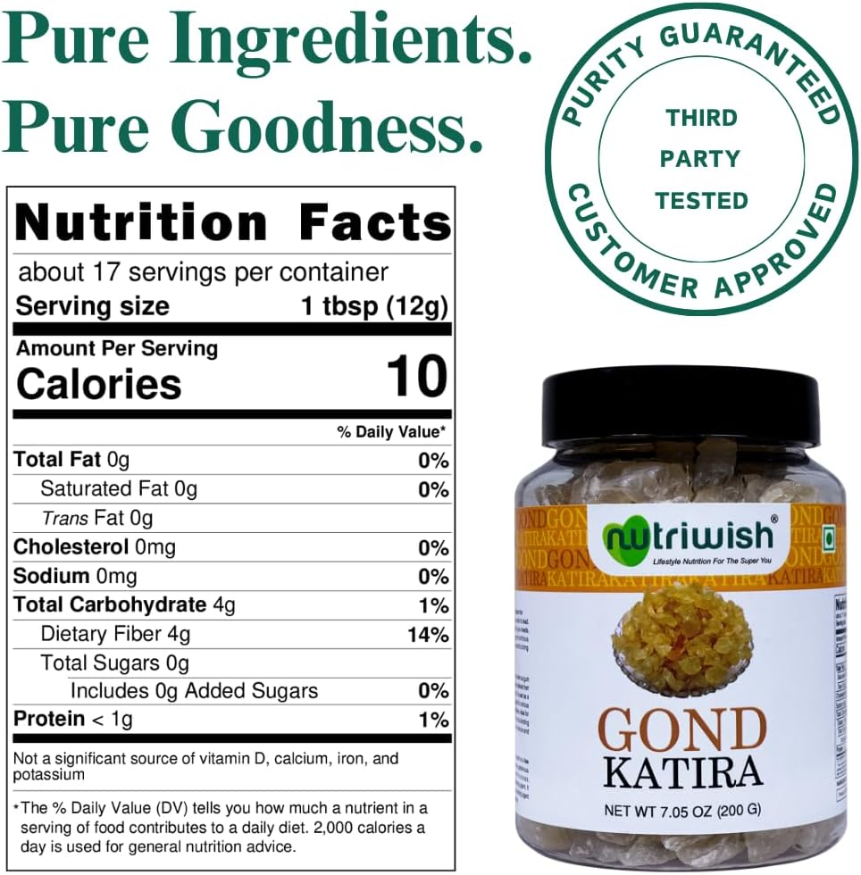 Nutriwish Gond Katira, 200 Gm