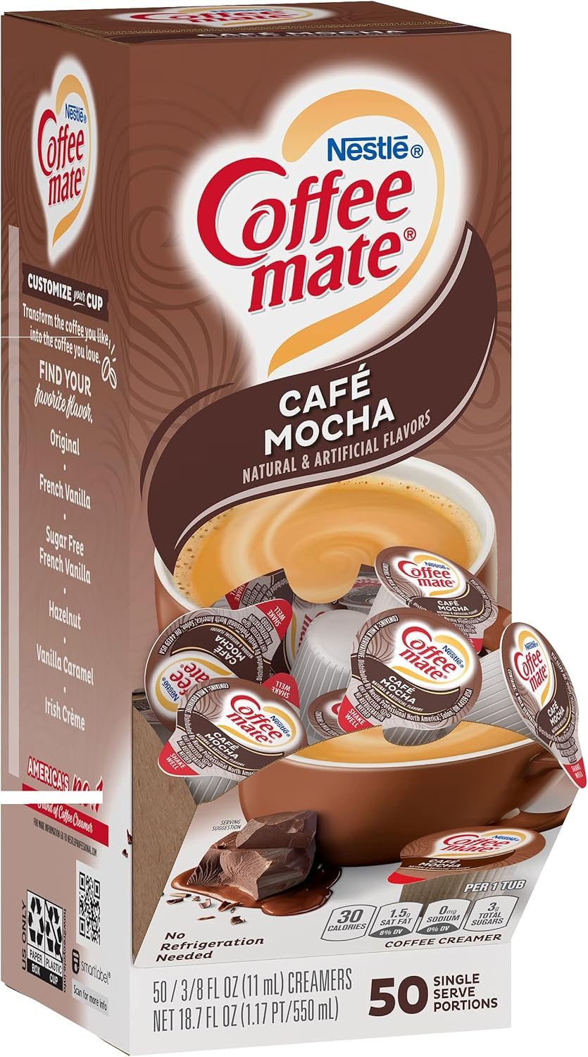 Nestle Coffee-Mate Cafe Mocha Flavour Coffee Creamer 50 Piece image number 2