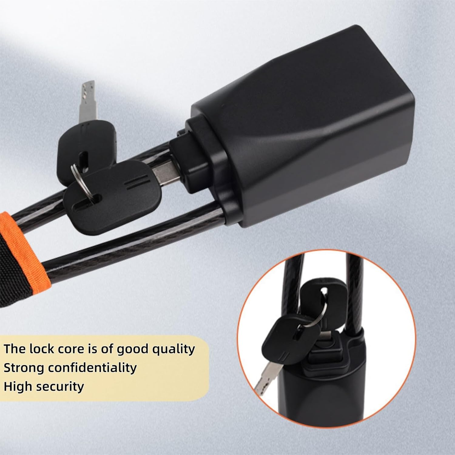 Steering Wheel Lock Universal Fit Most Vehicles with Seat Belt Buckles Anti-Theft Device Car Locks Sturdy Lock for Car Truck SUV Van Security with 3 Keys All General Cars Available(Red)