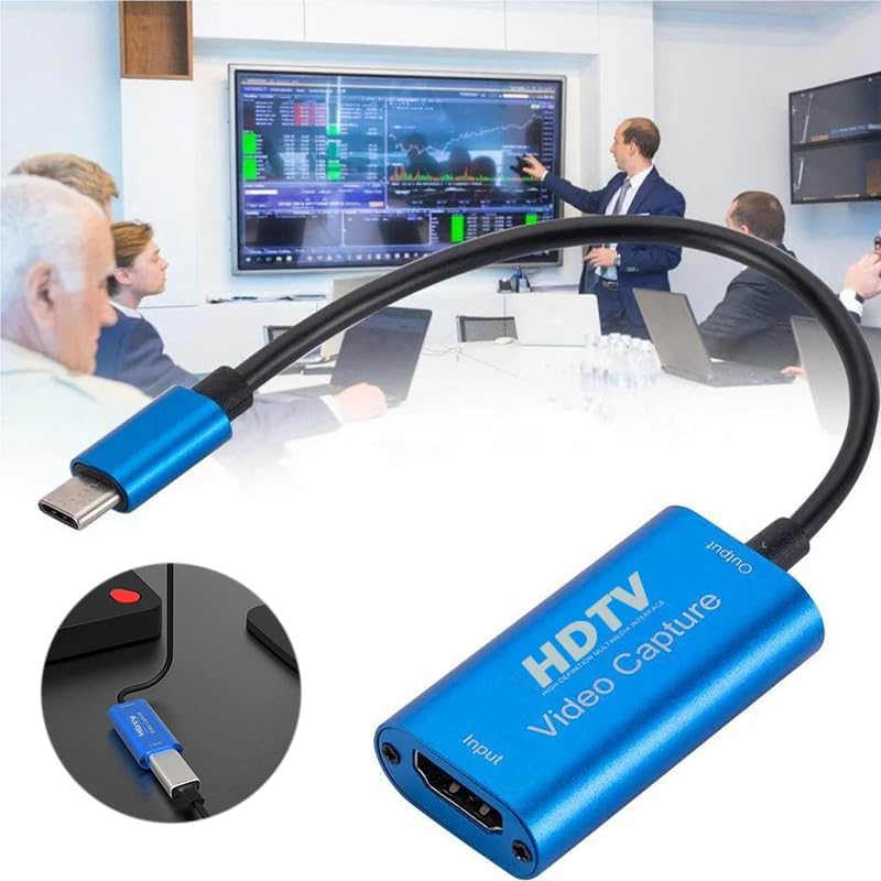 AIMALL HDMI to Type-C Video Capture Card, 4K Input, 1080P 60Fps Output, HD Recorder for Game Live Streaming, Teaching, and Medical Imaging, Plug & Play image number 4