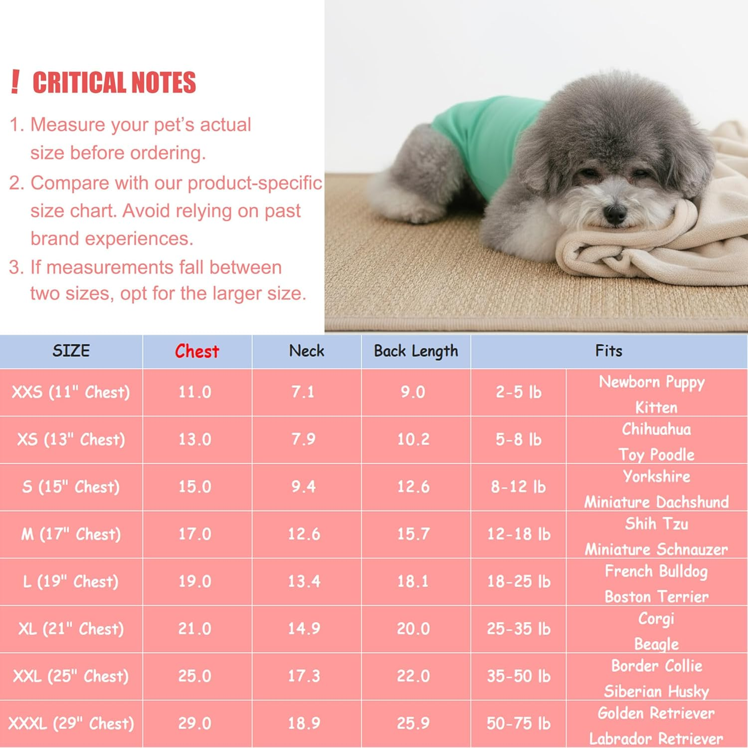 Chol & Vivi Dog Shirts Clothes, Dog Clothes T Shirt Vest Soft and Thin, 2Pcs Blank Shirts Clothes Fit for Extra Small Medium Large Extra Large Size Dog Puppy, Medium Size, Black and White image number 2